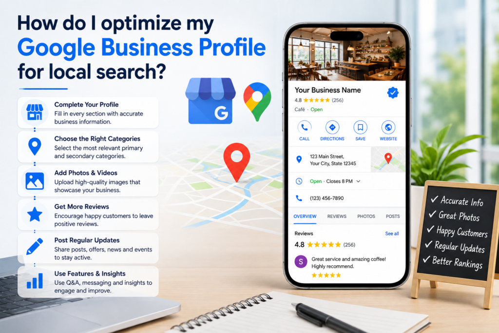 How do I optimize my Google Business Profile for local search?