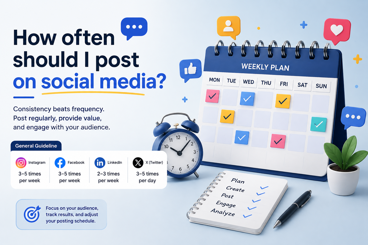 How often should I post on social media?